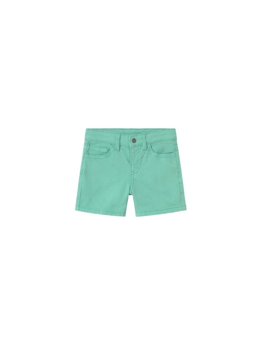 Mayoral Aqua Denim Shorts